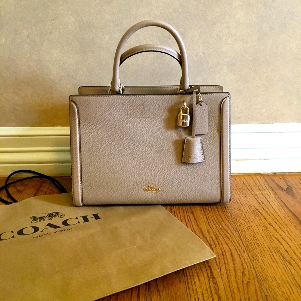 Coach Taupe Purse